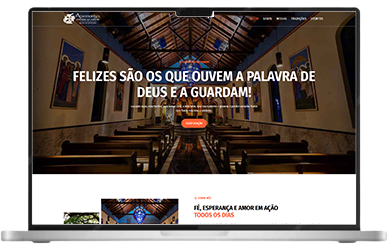 Projeto de site Mosteiro do Paraíso