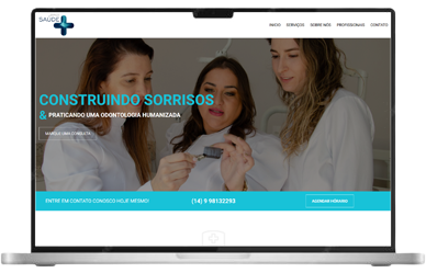 Projeto de site Clínica Odontológica
